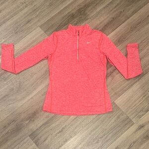 Nike Bright Coral Half-Zip Top